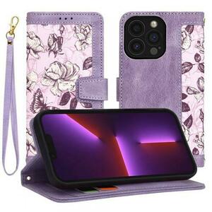 Husa pentru Apple iPhone 13 Pro, Techsuit, FlipCraft, Mov imagine