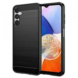 Husa pentru Samsung Galaxy A14 A145 / A14 5G A146, Techsuit, Carbon, Neagra imagine