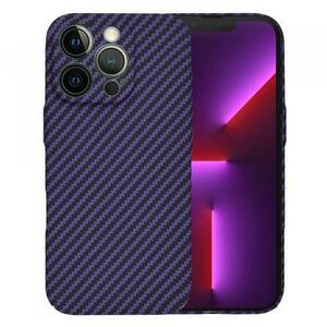 Husa pentru Apple iPhone 13 Pro, Techsuit, Carbonite FiberShell, Mov imagine