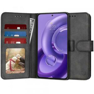 Husa pentru Motorola Edge 30 Neo, Techsuit, Diary Book, Neagra imagine