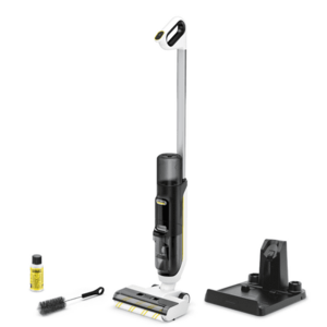 Aspirator vertical cu spalare Karcher FCV 3, 160W, autonomie 30 min (Alb/Negru) imagine