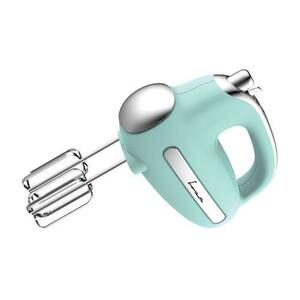 Mixer de mana Fram FHM-3005GR, 300 W, 5 Viteze + Turbo, Teluri si carlige inox (Verde) imagine