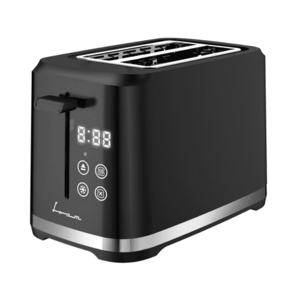 Prajitor de paine Fram FTP-8007DBK, 800 W, 2 felii, 7 niveluri rumenire (Negru) imagine