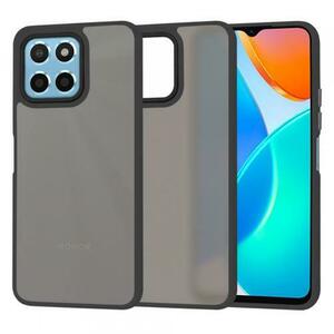 Husa pentru Honor 70 Lite / X6 / X8 5G, Techsuit, HaloFrost, Neagra imagine