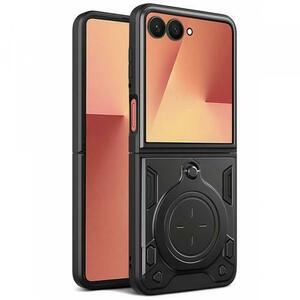 Husa pentru Samsung Galaxy Z Flip7 F766, Techsuit, CamGuard Pro, Neagra imagine