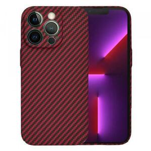 Husa pentru Apple iPhone 13 Pro, Techsuit, Carbonite FiberShell, Rosie imagine