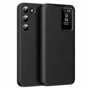 Husa pentru Samsung Galaxy S23 S911, Techsuit, SmartView, Neagra imagine