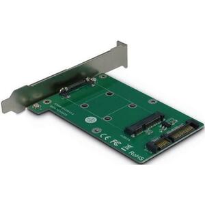 Adaptor Inter-Tech KT008A 1x SATA Male - 1x mSATA SSD imagine