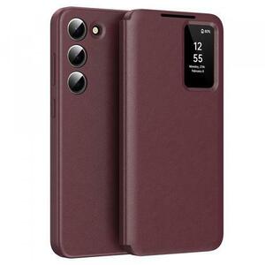 Husa pentru Samsung Galaxy S23 S911, Techsuit, SmartView, Rosie imagine