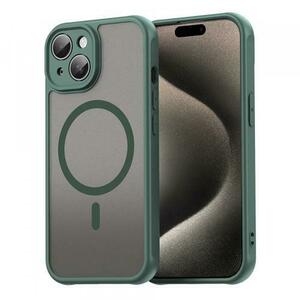 Husa MagSafe pentru Apple iPhone 15, Techsuit, HaloFrost II, Verde imagine