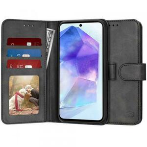 Husa pentru Samsung Galaxy A55 5G A556, Techsuit, Diary Book, Neagra imagine
