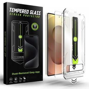 Folie de protectie Ecran Techsuit TitanGlass CrystalHD pentru Samsung Galaxy S25 Ultra S938, Sticla Securizata, Full Glue imagine