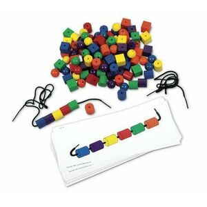 Joc de logica Learning Resources Set de margele si carduri imagine