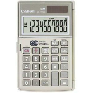 Calculator birou Canon LS10TEGDBL, 10 digiti, display LCD, alimentare solara si baterie, functie tax si conversie moneda imagine