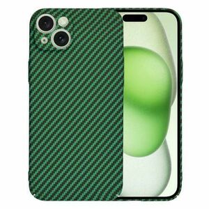 Husa pentru Apple iPhone 15 Plus, Techsuit, Carbonite FiberShell, Verde imagine