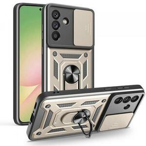 Husa pentru Samsung Galaxy A56 A566, Techsuit, CamShield, Aurie imagine