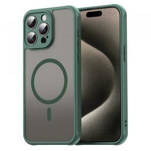 Husa MagSafe pentru Apple iPhone 15 Pro, Techsuit, HaloFrost II, Verde imagine