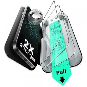 Folie de protectie Ecran ESR UltraFit pentru Apple iPhone 17 Air, Sticla Securizata, Full Glue, Set 3 bucati imagine