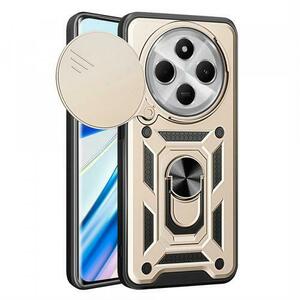 Husa pentru Xiaomi Poco C75 / Redmi 14C, Techsuit, CamShield, Aurie imagine