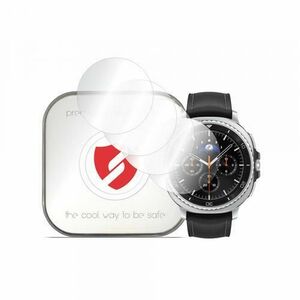 Folie Protectie Smart Protection Premium Classic pentru Samsung Galaxy Watch8 Classic, Set 4 bucati, Plastic imagine
