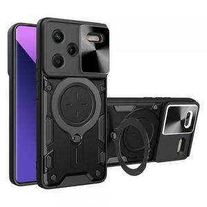 Husa pentru Xiaomi Redmi Note 13 Pro+, Techsuit, CamGuard Pro, Neagra imagine