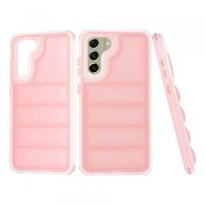 Husa pentru Samsung Galaxy S21 FE 5G G990, Techsuit, Wave Shield, Roz imagine