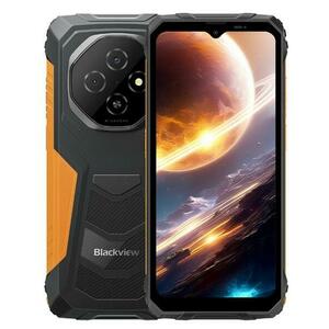 Telefon mobil Blackview FORT 1, Ecran IPS LCD 6.56inch, Procesor Unisoc Tiger T615 Octa-Core, 6GB RAM, 256GB Flash, Camera Duala 16 + 2 MP, Bluetooth, Wi-Fi, Android, 4G, Dual SIM (Negru/Portocaliu) imagine