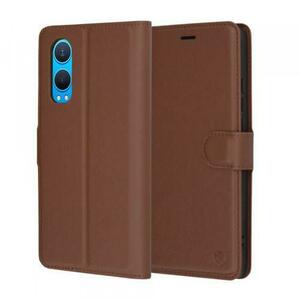 Husa pentru OnePlus Nord CE4 Lite, Techsuit, Leather Folio, Maro imagine