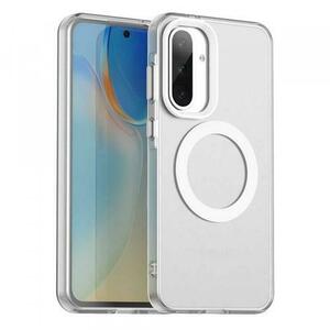 Husa MagSafe pentru Samsung Galaxy A56 A566, Techsuit, CandyCase, Alba imagine