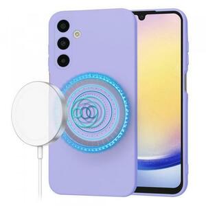 Husa MagSafe pentru Samsung Galaxy A25 A256, Techsuit, SoftFlex, Mov Deschis imagine