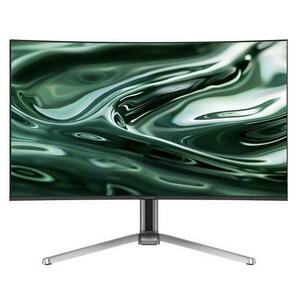 Monitor Gaming QD-OLED LC-Power 31.5inch LC-M32UCO, UHD (3840 x 2160), HDMI, DisplayPort, Boxe, Ecran curbat, 165 Hz, 0..03 ms (Negru/Gri) imagine