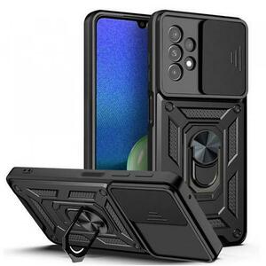 Husa pentru Samsung Galaxy A13 A135, Techsuit, CamShield, Neagra imagine