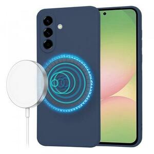Husa MagSafe pentru Samsung Galaxy A56 A566, Techsuit, SoftFlex, Bleumarin imagine