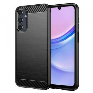 Husa pentru Samsung Galaxy A15 5G A156 / A15 A155, Techsuit, Carbon, Neagra imagine