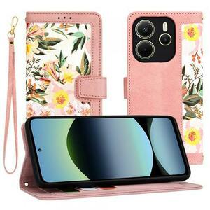 Husa pentru Xiaomi Redmi Note 14 4G (Regional), Techsuit, FlipCraft, Roz imagine