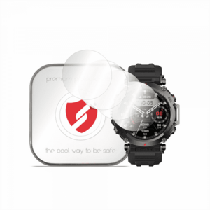 Folie Protectie Smart Protection Premium Classic pentru Amazfit T-Rex Ultra, Set 4 bucati, Plastic imagine
