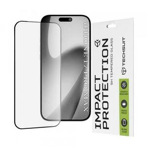 Folie de protectie Ecran Techsuit pentru Apple iPhone 17 Pro Max, Sticla Securizata, Full Glue, 111D imagine