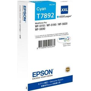 Cartus cerneala Epson T7892 XXL, 4000 pagini (Cyan) imagine