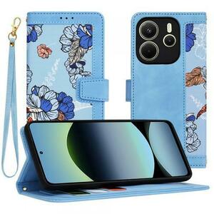 Husa pentru Xiaomi Redmi Note 14 4G (Regional), Techsuit, FlipCraft, Bleu imagine