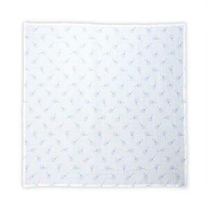Scutec pled muselina Lorelli Aquatic Floral, Bumbac, Antialergenic, 80 x 80 cm imagine