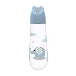 Biberon Animals Lorelli, 250 ml, capac decorat, 0 luni+, Moonlight Blue imagine