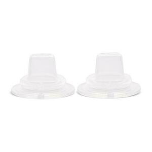 Set 2 Tetine, adaptor moale din silicon, pentru cani si biberoane cu gat larg, debit rapid, non-toxic si non-alergic, fara BPA, 9 luni+, Marimea XL imagine