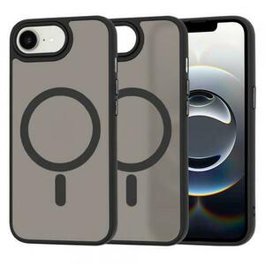 Husa MagSafe pentru Apple iPhone 16e, Techsuit, HaloFrost, Gri imagine