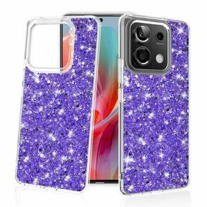Husa pentru Xiaomi Poco X6 / Note 13 Pro 5G, Techsuit, Sparkly Glitter, Mov imagine
