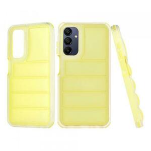 Husa pentru Samsung Galaxy A15 5G A156 / A15 A155, Techsuit, Wave Shield, Galbena imagine