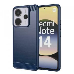 Husa pentru Xiaomi Redmi Note 14 4G (Regional), Techsuit, Carbon, Albastra imagine