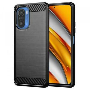 Husa pentru Xiaomi Poco F3 / Mi 11i, Techsuit, Carbon, Neagra imagine