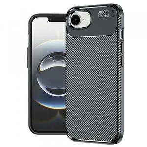Husa pentru Apple iPhone 16e, Techsuit, CarbonFiber, Neagra imagine