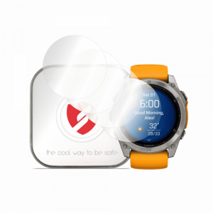 Folie Protectie Smart Protection Premium Classic pentru Garmin Fenix 8 51mm, Set 4 bucati, Plastic imagine