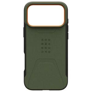 Husa Protectie Spate UAG Civilian MagSafe pentru Apple iPhone 17 Pro (Verde/Portocaliu) imagine